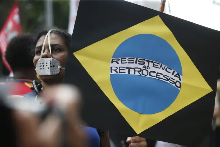 São Paulo (SP), 20/11/2024 - 21ª Marcha daConsciência Negra na avenida Paulista em São Paulo. Foto: Paulo Pinto/Agência Brasil